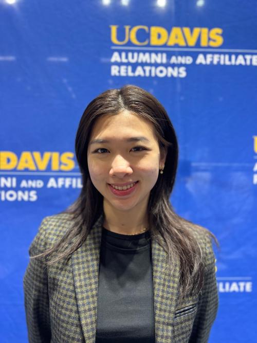Photo of Hillary Hoang at the Internship and Career Fair, courtesy of Hillary Hoang